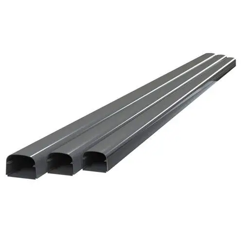Tecnosystemi Optima leidinggoot T75 lengte van 2m (75 x 56mm) Antraciet RAL7016